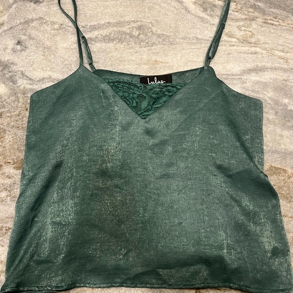 Lulus silk tank top - Picture 1 of 2